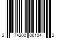 Barcode Image for UPC code 274200061042