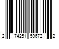 Barcode Image for UPC code 274251596722