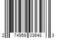 Barcode Image for UPC code 274959036483