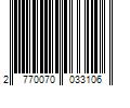 Barcode Image for UPC code 2770070033106