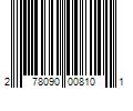 Barcode Image for UPC code 278090008101