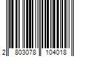 Barcode Image for UPC code 2803078104018