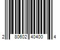 Barcode Image for UPC code 280602404004