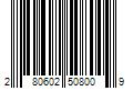 Barcode Image for UPC code 280602508009