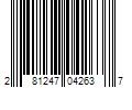 Barcode Image for UPC code 281247042637