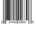 Barcode Image for UPC code 287402026306