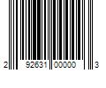 Barcode Image for UPC code 292631000003