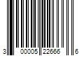 Barcode Image for UPC code 300005226666