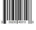 Barcode Image for UPC code 300230403108