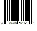 Barcode Image for UPC code 300318694121