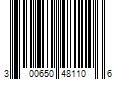 Barcode Image for UPC code 300650481106