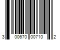 Barcode Image for UPC code 300670007102