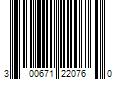 Barcode Image for UPC code 300671220760