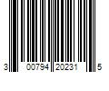 Barcode Image for UPC code 300794202315