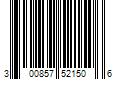 Barcode Image for UPC code 300857521506