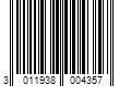 Barcode Image for UPC code 3011938004357