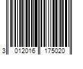 Barcode Image for UPC code 3012016175020