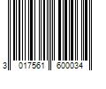 Barcode Image for UPC code 3017561600034. Product Name: Bien-etre Eau de Cologne Friache 500ml
