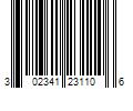 Barcode Image for UPC code 302341231106