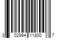 Barcode Image for UPC code 302994118007