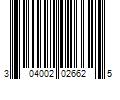 Barcode Image for UPC code 304002026625