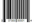 Barcode Image for UPC code 307300000014