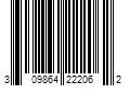 Barcode Image for UPC code 309864222062