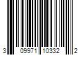 Barcode Image for UPC code 309971103322