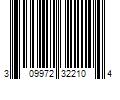 Barcode Image for UPC code 309972322104