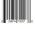 Barcode Image for UPC code 309974700078