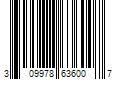 Barcode Image for UPC code 309978636007