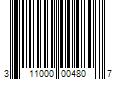 Barcode Image for UPC code 311000004807