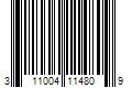 Barcode Image for UPC code 311004114809