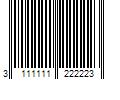 Barcode Image for UPC code 3111111222223