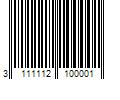 Barcode Image for UPC code 3111112100001