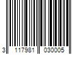 Barcode Image for UPC code 3117981030005