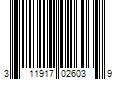 Barcode Image for UPC code 311917026039