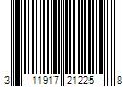 Barcode Image for UPC code 311917212258