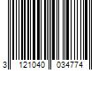 Barcode Image for UPC code 3121040034774