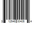 Barcode Image for UPC code 312546004054