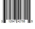 Barcode Image for UPC code 312547427555