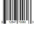 Barcode Image for UPC code 312547700603