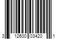 Barcode Image for UPC code 312600034201