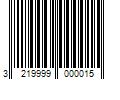 Barcode Image for UPC code 3219999000015