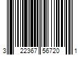 Barcode Image for UPC code 322367567201