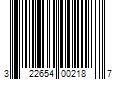 Barcode Image for UPC code 322654002187