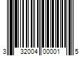 Barcode Image for UPC code 332004000015