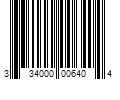 Barcode Image for UPC code 334000006404