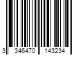 Barcode Image for UPC code 3346470143234