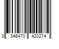 Barcode Image for UPC code 3346470420274